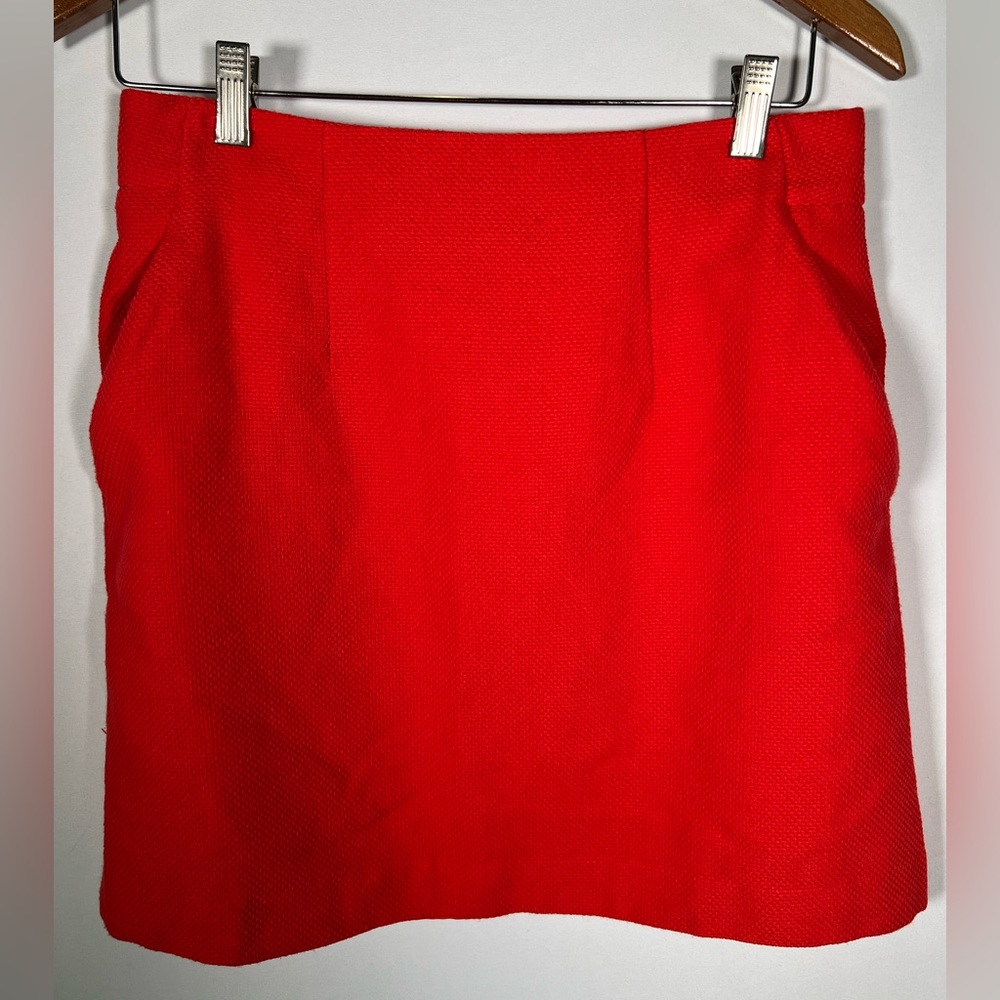 Ann Taylor red skirt